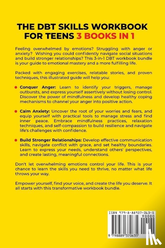 Martine, M. A. - The DBT Skills Workbook For Teens (3 in 1)