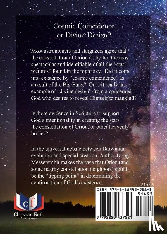 Messersmith, Doug - Messersmith, D: Orion's Belt