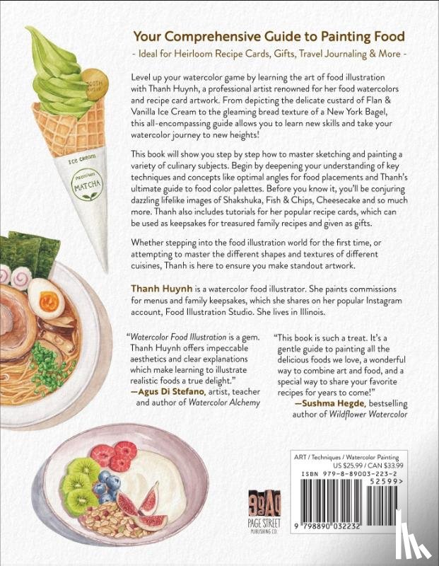 Huynh, Thanh - Watercolor Food Illustration