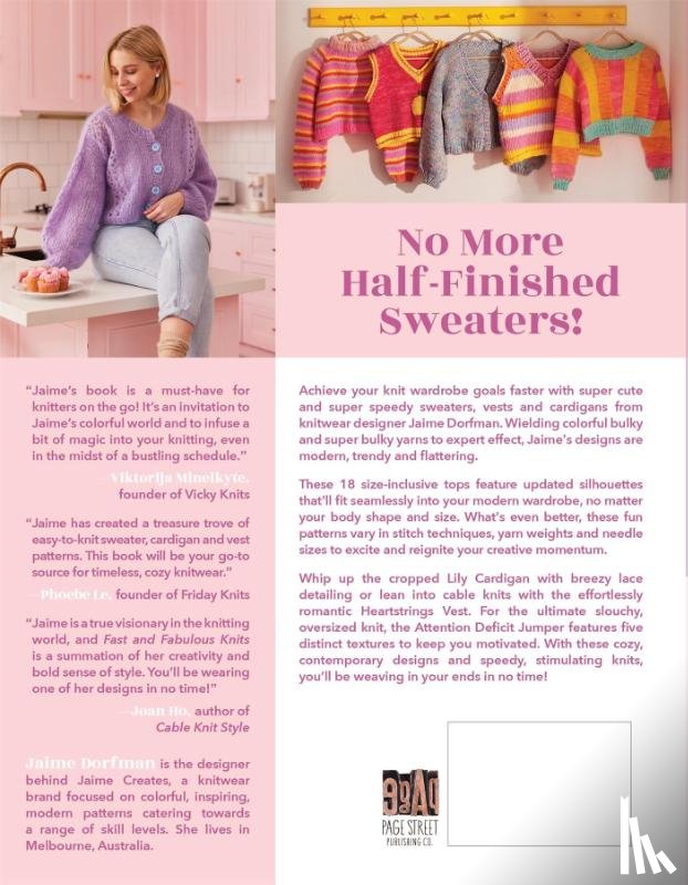 Dorfman, Jaime - Fast and Fabulous Knits