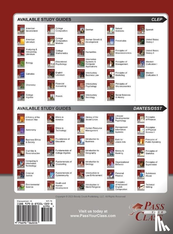 Passyourclass - Management Information Systems DANTES / DSST Test Study Guide