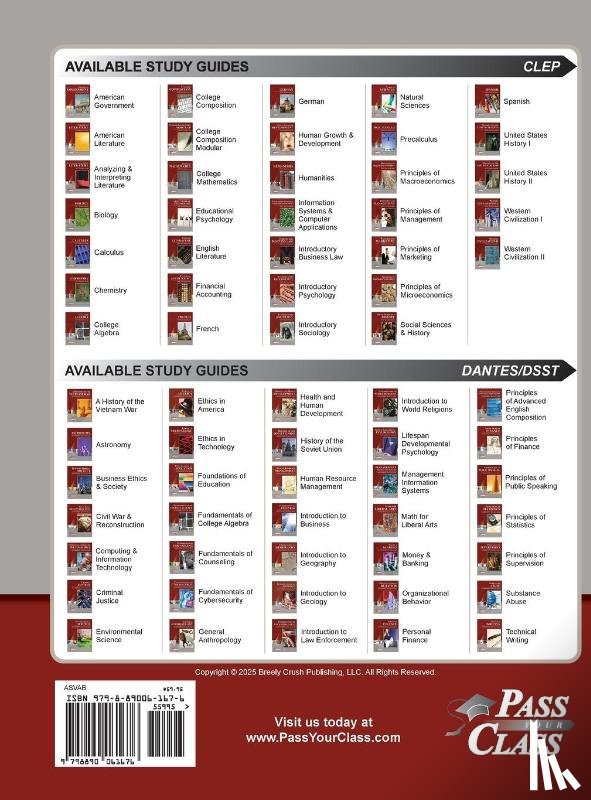 Passyourclass - Armed Services Vocational Aptitude Battery Study Guide - ASVAB Test Study Guide