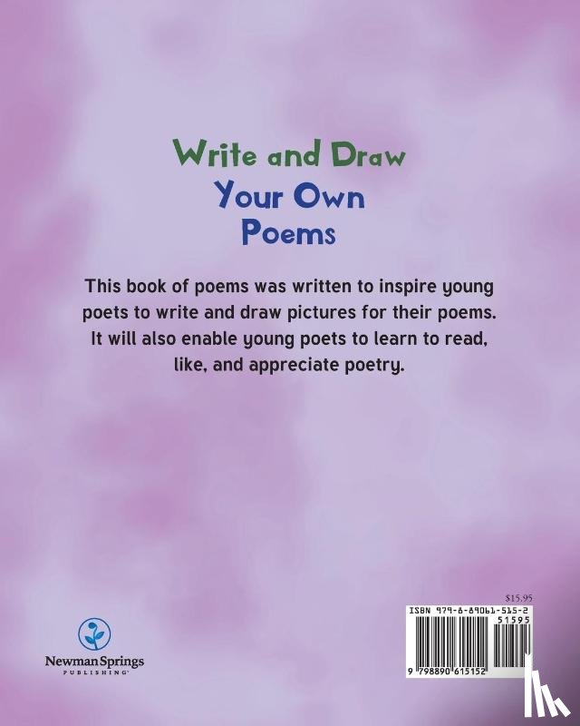 Sumlar, Vanessa - Write and Draw Your Own Poems