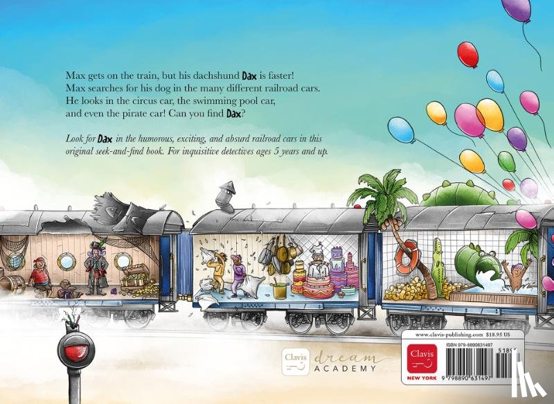 Geest, Delano van der - Where's Dachshund Dax? In the Train