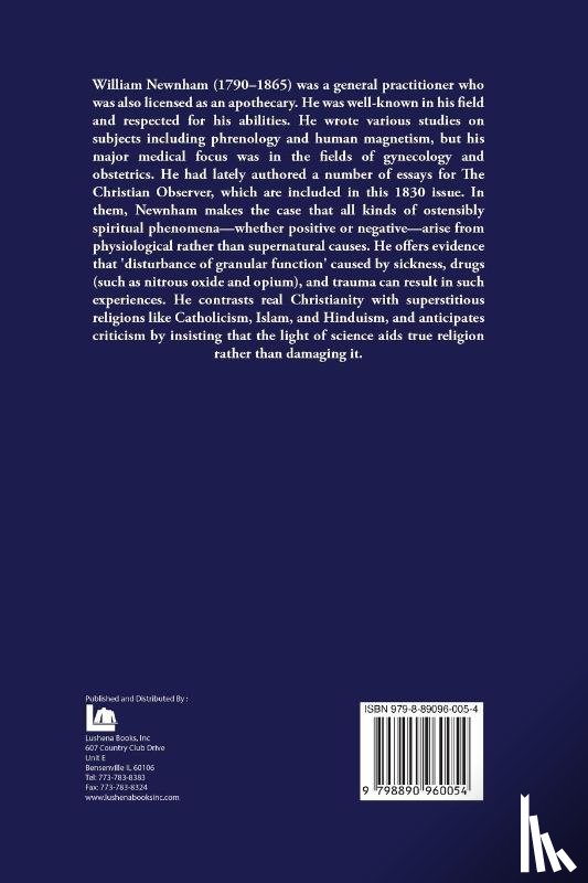 W. Newnham - Essay on Superstition Being an Inquiry Into the Effects of Physical Influence on the Mind