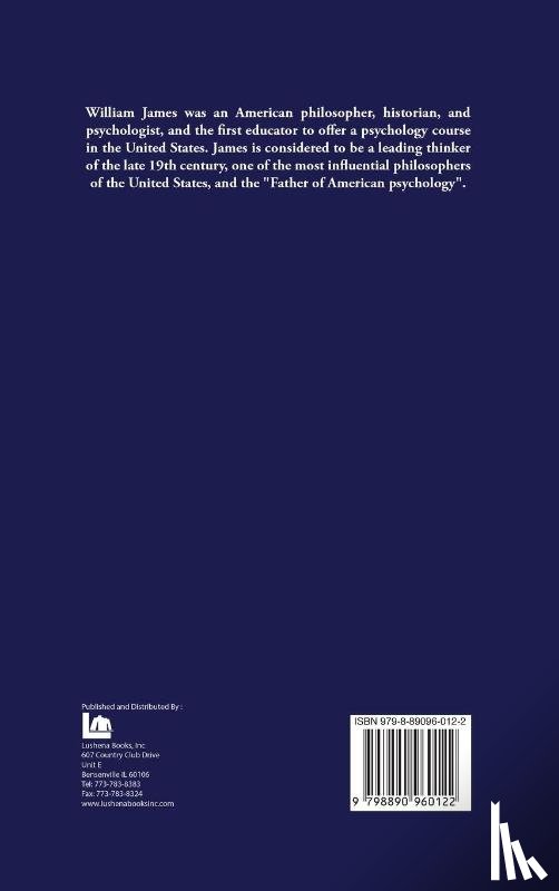 William James - Psychology The Cognitive Powers