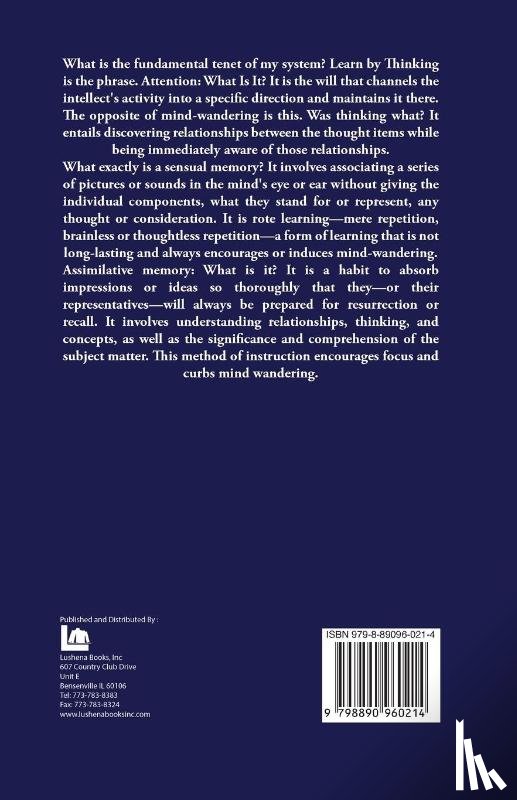 A. Loisette - Assimilative Memory Or How to Attend and Never Forget