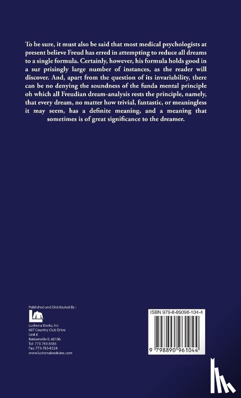 Isador H. Coriat - The Meaning of Dreams