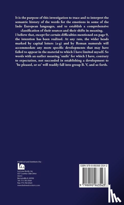 Hans Kurath - The Semantic Sources of the Words for the Emotions in Sanskrit, Greek, Latin, and the Germanic Languages