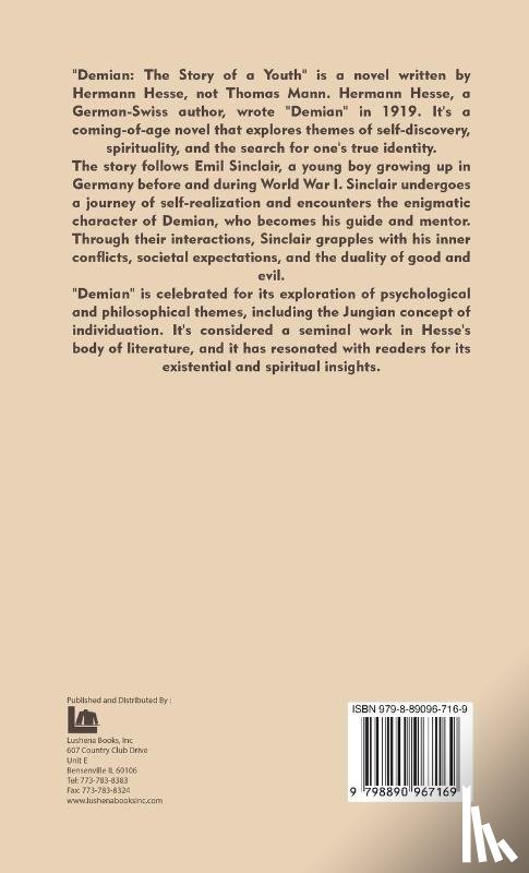 Hermann Hesse and Thomas Mann - Demian