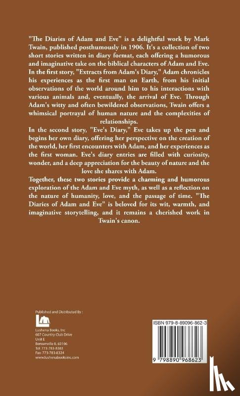 Mark Twain - The Diaries of Adam & Eve