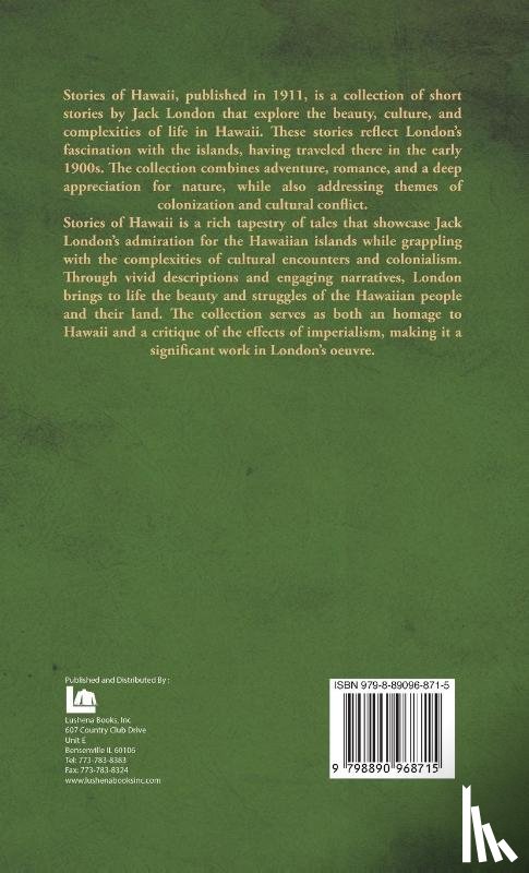 Jack London - Stories of Hawaii