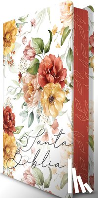 Reina Valera Revisada 1960 - Biblia Rvr 1960 Letra Grande Tamaño Manual, Hc, Flores Rosadas Y Cantos Pintados / Spanish Bible Rvr 1960 Handy Size Large Print with Flowers and Spra