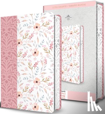 Reina Valera Revisada 1960 - Biblia Rvr 1960 Letra Gigante, Símil Piel Rosada Con Flores (Edición Cantos Pintados / Spanish Bible Rvr 1960 Giant Print Handy Size Leathersoft Pink