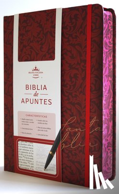 Reina Valera Revisada 1960 - Biblia de Apuntes Rvr 1960 Tapa Dura, Vino Tinto (Edición Cantos Pintados) / Spanish Journalling Bible Rvr 1960 Hardcover Burgundy