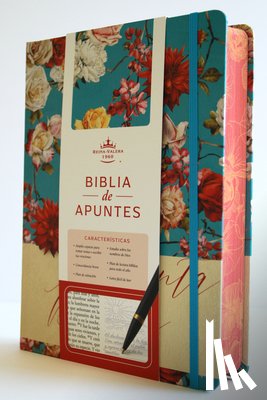 Reina Valera Revisada 1960 - Biblia de Apuntes Rvr 1960 Tapa Dura, Azul Celeste Con Flores (Edición Cantos Pintados) / Spanish Journaling Bible Rvr 1960 Hardcover Light Blue with