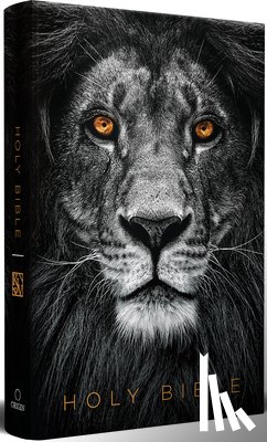 King James Version - KJV Holy Bible, Large Print, Handy Size Format, Hardcover, Lion of Judah, Ribbon Marker, and Red Letter