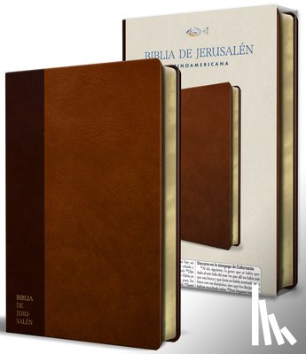 Biblia de Jerusalén - Biblia Católica Biblia de Jerusalén Latinoamericana Símil Piel Marrón / Spanish Jerusalem Bible, Latinamerican Brown Leathersoft