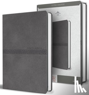 Reina Valera Revisada 1960 - Biblia Rvr 1960 Letra Grande, Tamaño Manual, Símil Piel Gris, Edición Económica / Rvr 1960 Bible, Large Print Handy Size, Gray Imitation Leather, Econ