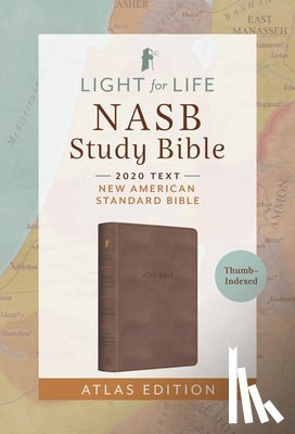 The Lockman Foundation - The Light for Life NASB Study Bible--Atlas Edition [Thumb Indexed] (Mocha Brown)
