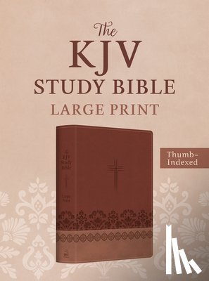 Barbour Bibles - The KJV Study Bible, Large Print (Indexed) [Rose & Chestnut Cross]