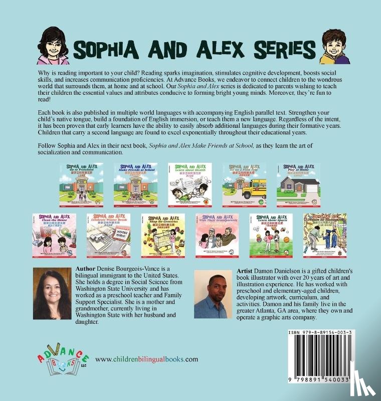 Bourgeois-Vance, Denise - Sophia and Alex Go to Preschool