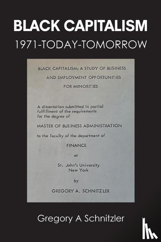 Schnitzler, Gregory A - Black Capitalism