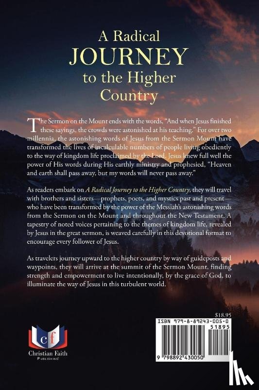 Vanskiver, Mark - A Radical Journey to the Higher Country