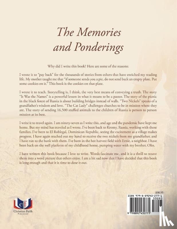 West, Melvin E. - The Memories and Ponderings