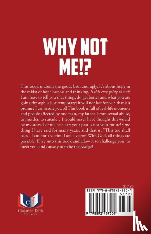 Morton, Deborah - Why Not Me!?