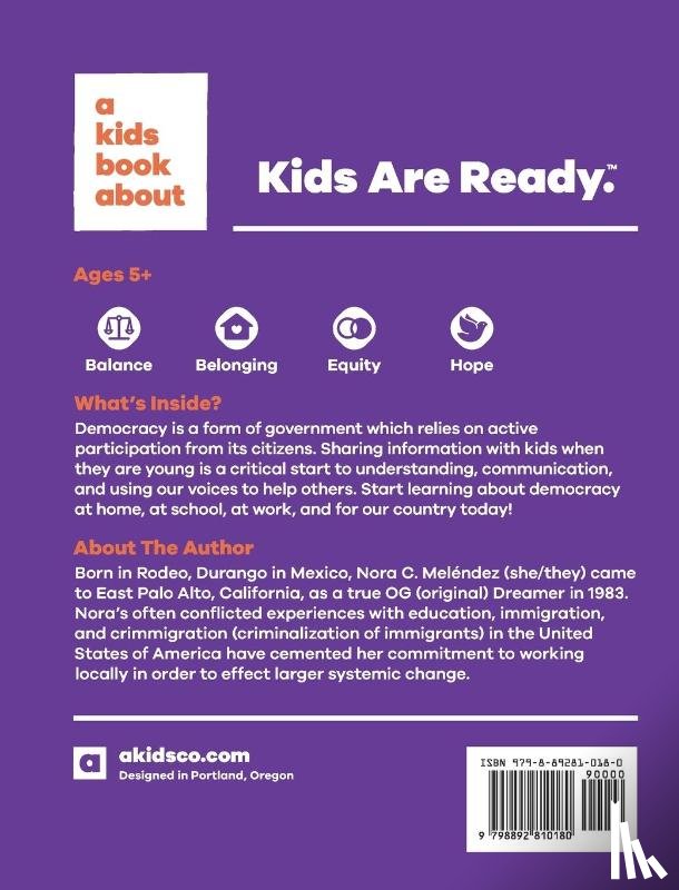 Meléndez, Nora C. - A Kids Book About Democracy
