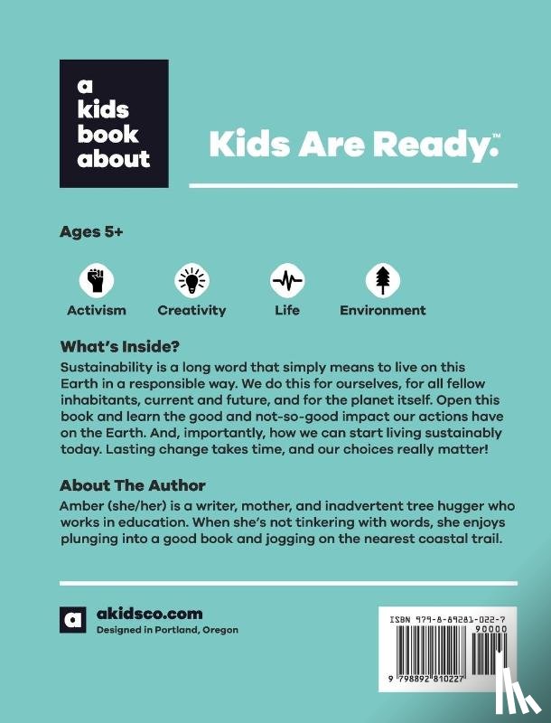 Troutman, Amber - A Kids Book About Sustainability