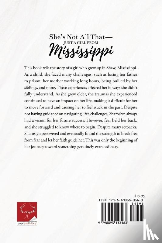 Benton, Sharoslyn - She's Not All That - Just A Girl From Mississippi