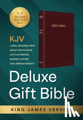 Global Publishing Partners - KJV Holy Bible: Deluxe Gift Bible - Burgundy Bonded Leather, Thumb Indexed: King James Version Bible