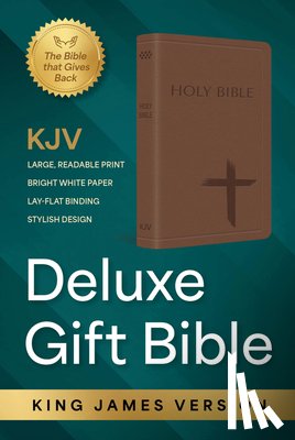 Global Publishing Partners - KJV Holy Bible: Deluxe Gift Bible - Brown Cross: King James Version Bible
