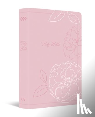 Global Publishing Partners - KJV Holy Bible: Deluxe Gift Bible - Pink Flowers: King James Version Bible, Ribbon Marker, Red Letter Edition, Readable Type