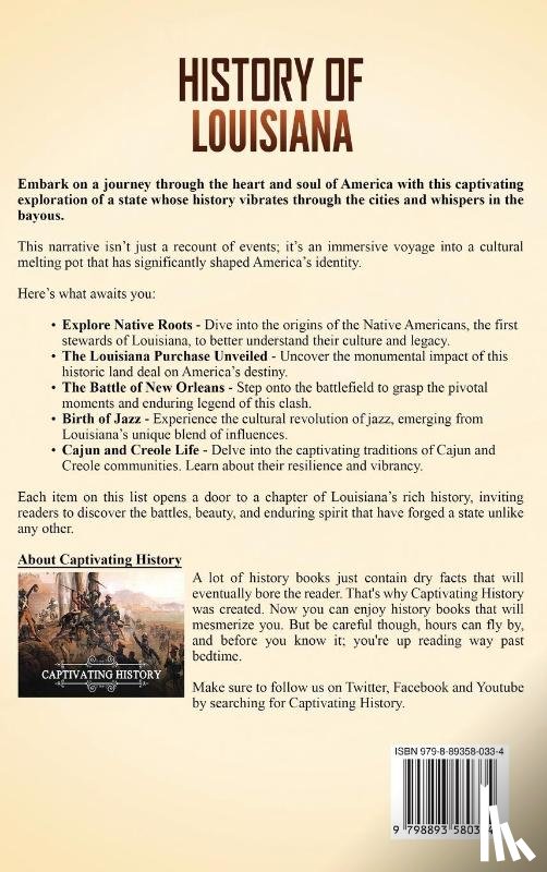 History, Captivating - History of Louisiana