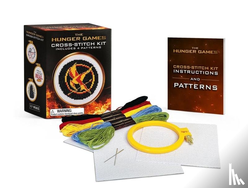 Running Press - The Hunger Games Cross-Stitch Kit: Includes 4 Patterns