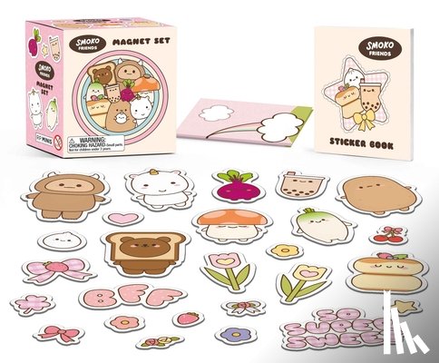 Running Press - Smoko Friends Magnet Set