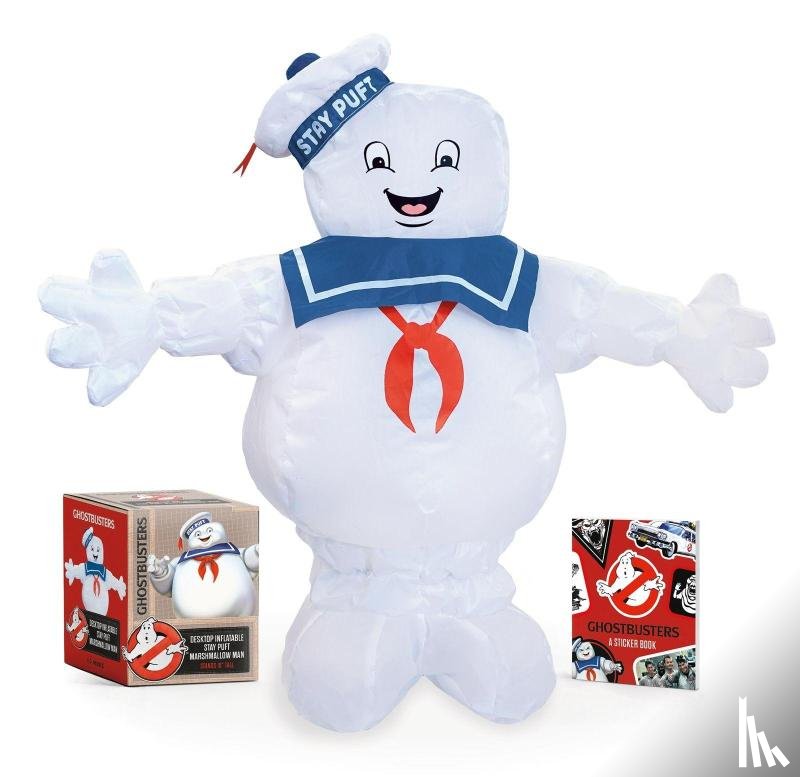 Running Press - Ghostbusters: Desktop Inflatable Stay Puft Marshmallow Man: Stands 16 Tall