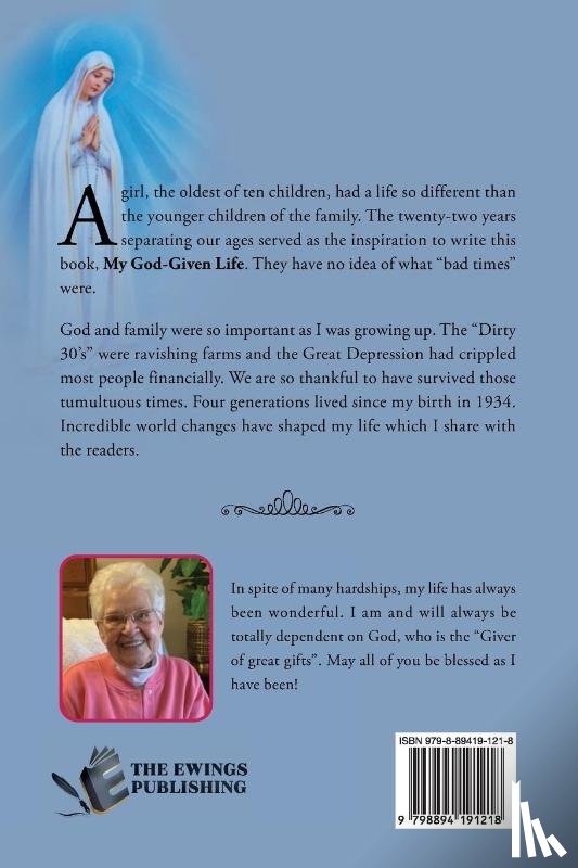 Dettler, Cecilia Doreen - My God-Given Life