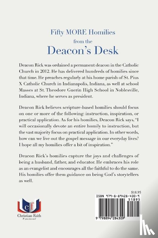 Wagner, Deacon Rick - Fifty MORE Homilies from the Deacon's Desk