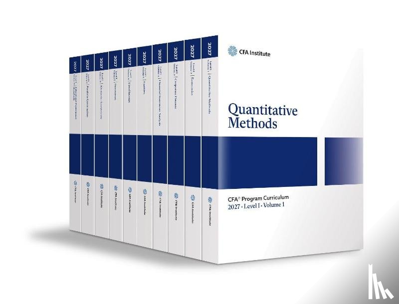 CFA Institute - 2027 CFA® Program Curriculum, Level I Box Set