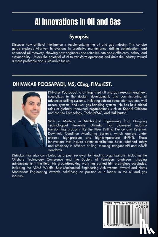 Poosapadi, Dhivakar - AI Innovations in Oil and Gas