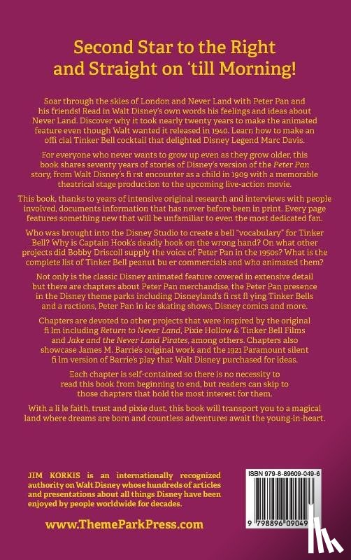 Korkis, Jim - Off to Never Land