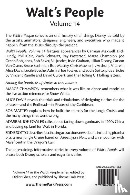 Ghez, Didier - Walt's People