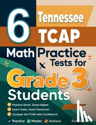 Nazari, Reza - 6 Tennessee TCAP Math Practice Tests for Grade 3 Students