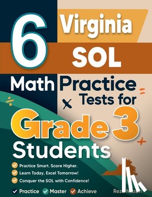 Nazari, Reza - 6 Virginia SOL Math Practice Tests for Grade 3 Students