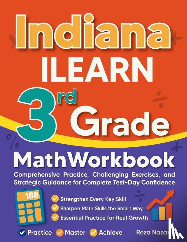 Nazari, Reza - Indiana ILEARN 3rd Grade Math Workbook