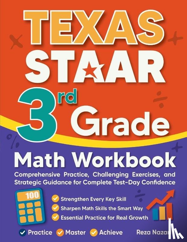 Nazari, Reza - Texas STAAR 3rd Grade Math Workbook
